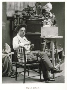 Sir Alfred Gilbert, RA, c1889-1891. Creator: Ralph W Robinson