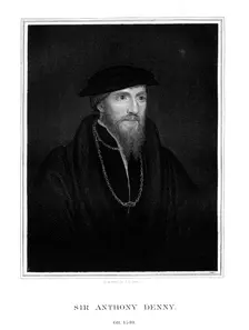 Sir Anthony Denny, courtier of Henry VIII, (1827).Artist: TA Dean