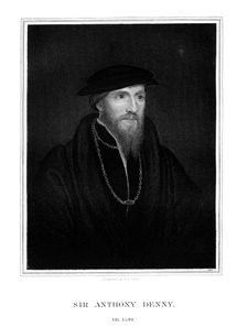 Sir Anthony Denny, courtier of Henry VIII, (1827).Artist: TA Dean