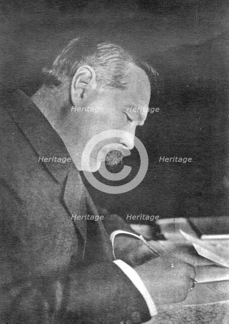 Sir Arthur Conan Doyle, Scottish author, 1912.Artist: Emil Otto Hoppe