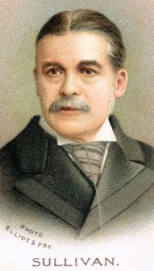 Sir Arthur Seymour Sullivan (1842-1900), English composer, 1912