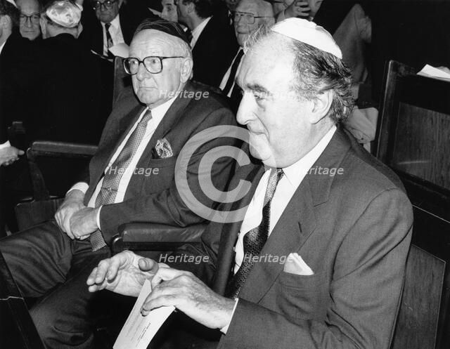 Sir Bill Cotton, former president of the Royal Television Society, 1990. Artist: Unknown