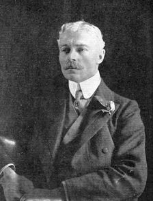 Sir Cecil H. Smith, Director of the Victoria and Albert Museum, 1909. Creator: Montague Dixon