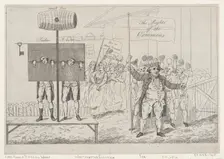 Sir Cecil Wray in the Pillory, May 7, 1784., May 7, 1784. Creator: Thomas Rowlandson