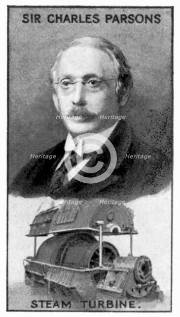 Sir Charles Algernon Parsons, Irish engineer, (c1924). Artist: Unknown