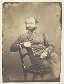 Sir Charles Ash Windham (1810-1970), General; taken at the Crimea, 1855. Creator: Roger Fenton
