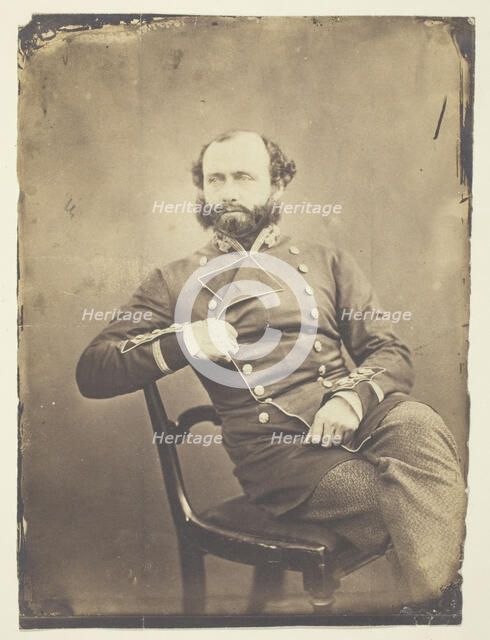 Sir Charles Ash Windham (1810-1970), General; taken at the Crimea, 1855. Creator: Roger Fenton.