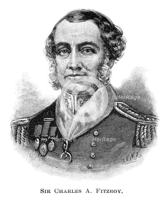 Sir Charles Augustus FitzRoy, Governor of New South Wales, (1886).Artist: W Macleod