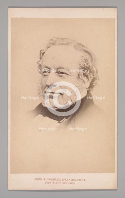 Sir Charles Barry, 1860s. Creator: John & Charles Watkins.