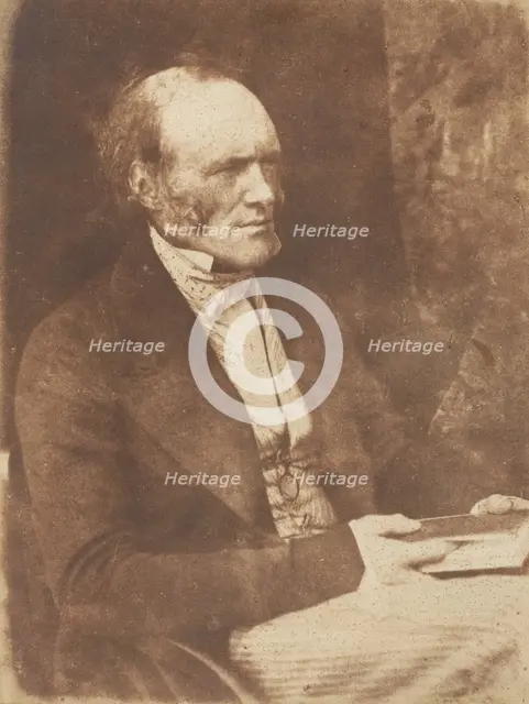 Sir Charles Lyell - Geologist, 1843-47. Creators: David Octavius Hill, Robert Adamson, Hill & Adamson.
