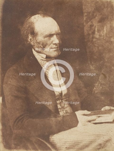 Sir Charles Lyell - Geologist, 1843-47. Creators: David Octavius Hill, Robert Adamson, Hill & Adamson.