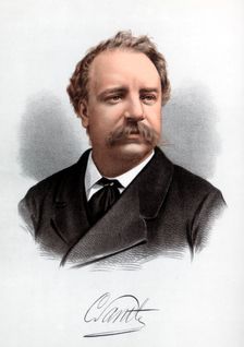 Sir Charles Santley, English vocalist, c1890.Artist: Cassell, Petter & Galpin