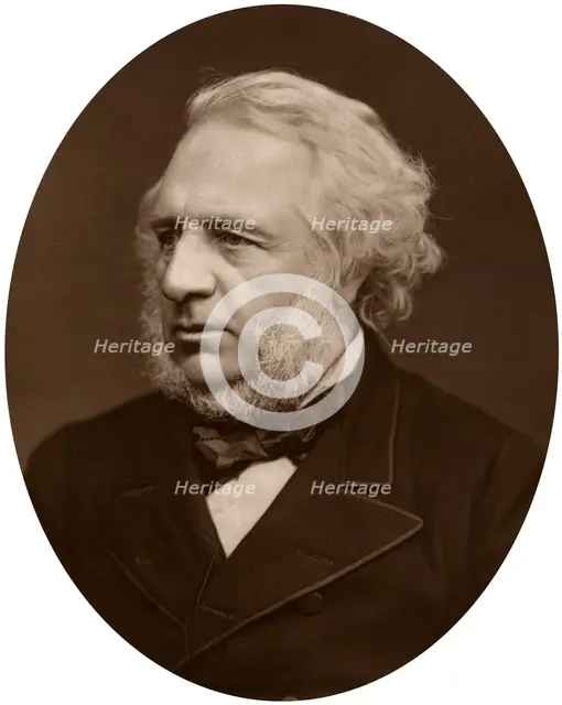 Sir Charles Reed, chairman of the London School Board, 1880.Artist: Lock & Whitfield