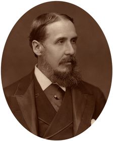 Sir Charles Rivers Wilson, knight, civil servant and financier, c 1880.Artist: Lock & Whitfield