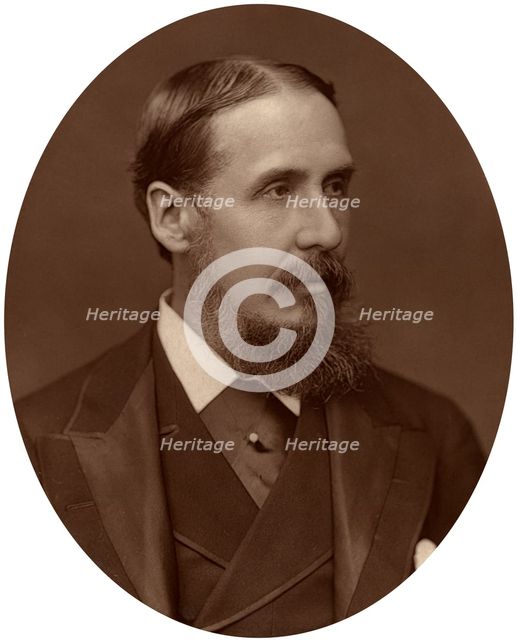 Sir Charles Rivers Wilson, knight, civil servant and financier, c 1880.Artist: Lock & Whitfield