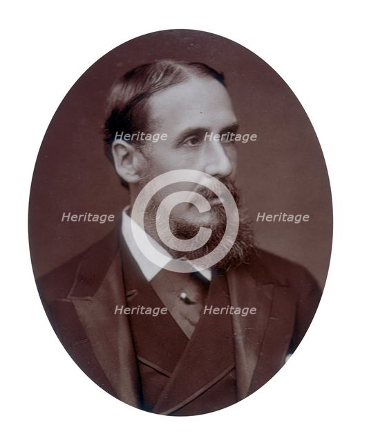 Sir Charles Rivers Wilson, knight, civil servant and financier, c 1880. Creator: Lock & Whitfield.