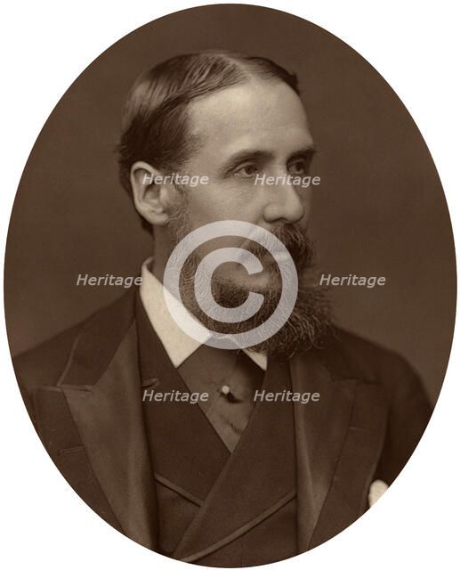 Sir Charles Rivers Wilson, knight, civil servant and financier, c 1880.Artist: Lock & Whitfield