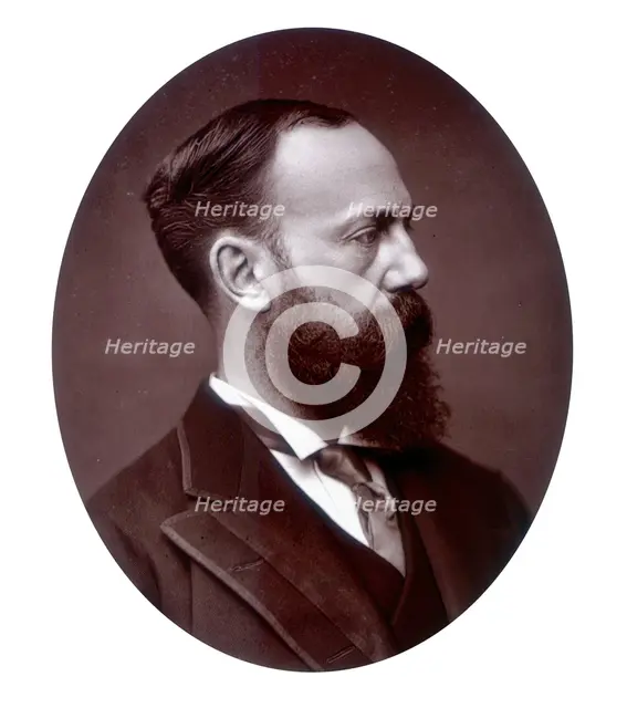 Sir Charles Wentworth Dilke, MP, Under-Secretary of State for Foreign Affairs, 1881. Creator: Lock & Whitfield.