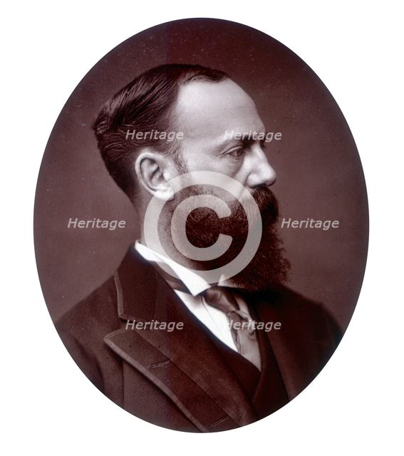 Sir Charles Wentworth Dilke, MP, Under-Secretary of State for Foreign Affairs, 1881. Creator: Lock & Whitfield.