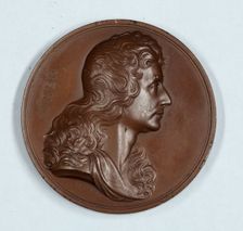 Sir Christopher Wren, Art Union of London medal, 1846. Creator: Benjamin Wyon