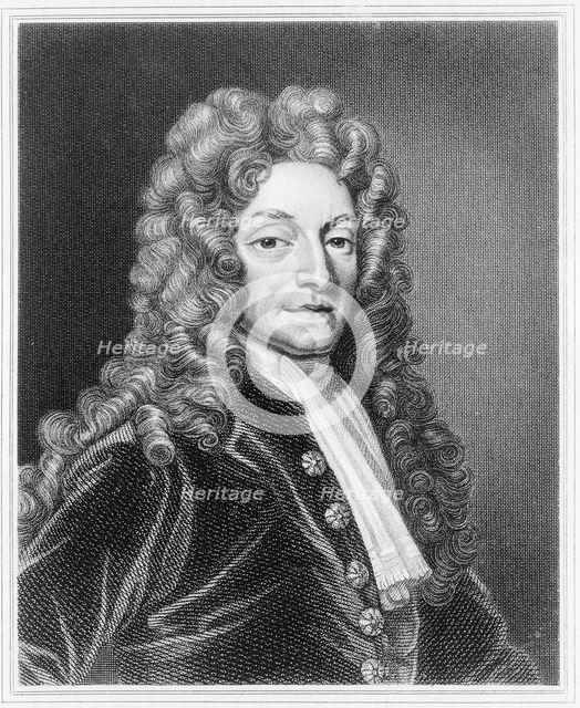 Sir Christopher Wren, English architect, c1680. Creator: Unknown.