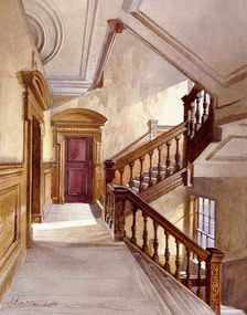 Sir Christopher Wren's House, Botolph Lane, London, 1886. Artist: John Crowther