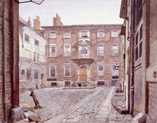 Sir Christopher Wren's house, Botolph Lane, London, 1886. Artist: John Crowther