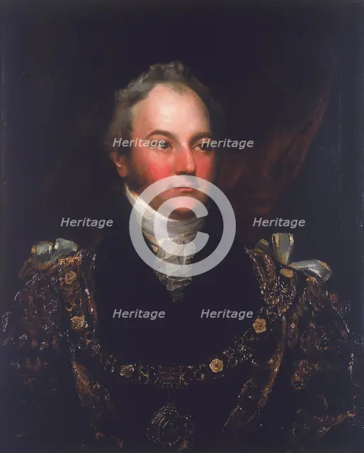 Sir Claudius Stephen Hunter. 1813. Artist: Samuel Drummond