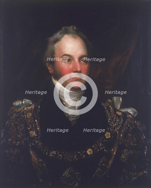 Sir Claudius Stephen Hunter. 1813. Artist: Samuel Drummond