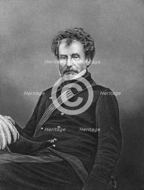 Sir Colin Campbell, Commander in Chief of the forces of India, c1860. Artist: DJ Pound