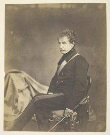 Sir Colin Campbell Lord Clyde (1792-1863), Field Marshal; At the Crimea, 1855. Creator: Roger Fenton