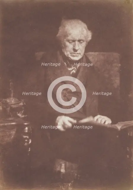 Sir David Brewster, ca. 1844. Creators: David Octavius Hill, Robert Adamson, Hill & Adamson.