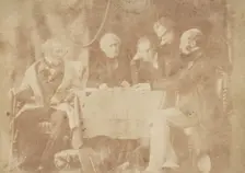 Sir David Brewster, Earle Monteith, Dr. Welsh & Two Others, 1843-47. Creators: David Octavius Hill, Robert Adamson, Hill & Adamson