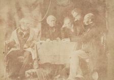 Sir David Brewster, Earle Monteith, Dr. Welsh & Two Others, 1843-47. Creators: David Octavius Hill, Robert Adamson, Hill & Adamson