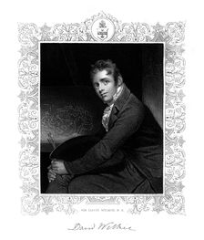 Sir David Wilkie, Scottish painter, 19th century.Artist: H Robinson