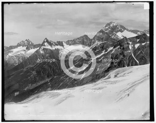 Sir Donald from Asulkan Pass, Selkirk Mountains, B.C., (1902?). Creator: Unknown.