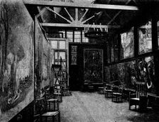 Sir E. Burne-Jones's studio, 1895. Creator: Unknown
