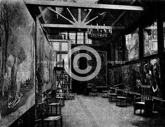 Sir E. Burne-Jones's studio, 1895. Creator: Unknown.