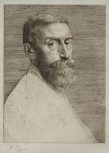 Sir E. J. Poynter. Creator: Alphonse Legros (French, 1837-1911)