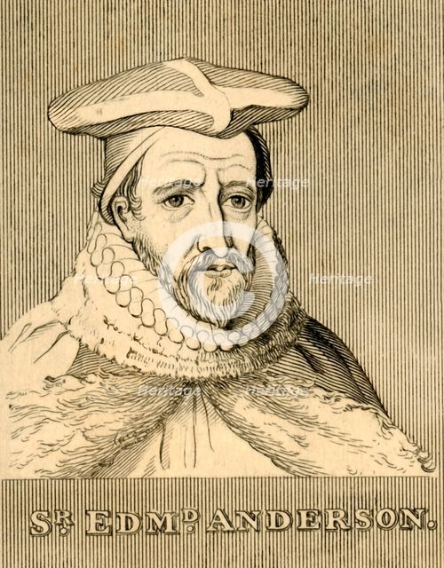 'Sir Edmund Anderson', (1530-1605), 1830. Creator: Unknown.
