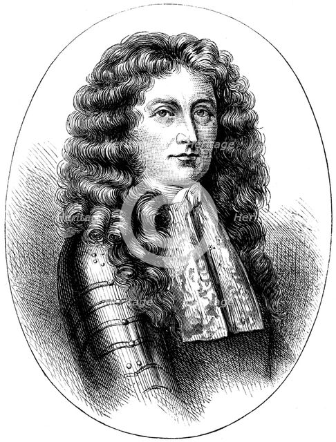 Sir Edmund Andros, English colonial governor in America, 17th century (c1880). Artist: Unknown