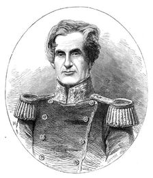 Sir Edmund Lyons, G.C.B., Rear-Admiral of the British Fleet, in the Black Sea..., 1854. Creator: Smyth