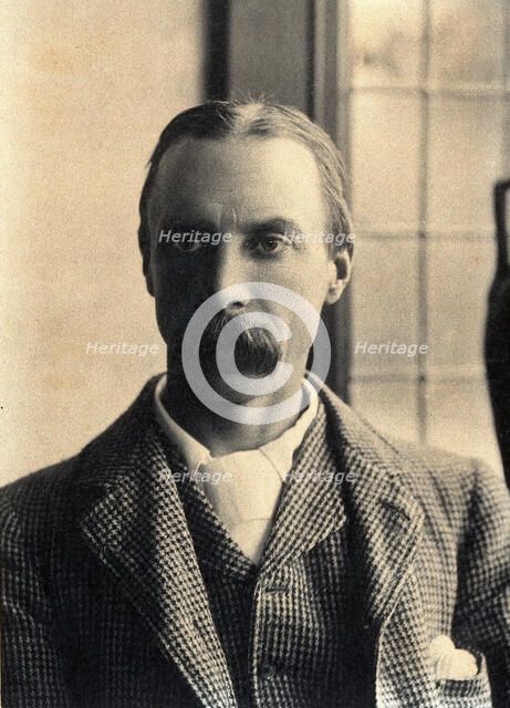 Sir Edward Albert Sharpey-Schafer, 189-. Creator: Dr Pope May.