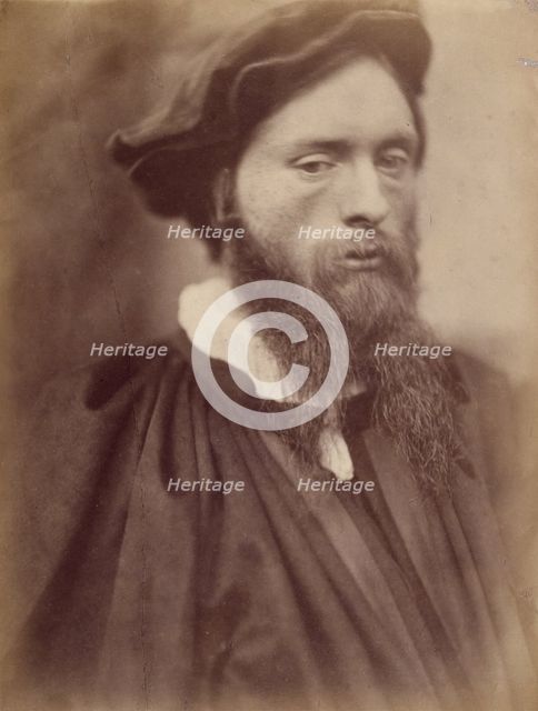 Sir Edward Burne-Jones Bt., A.R.A., c1860s. Creator: David Wilkie Wynfield.