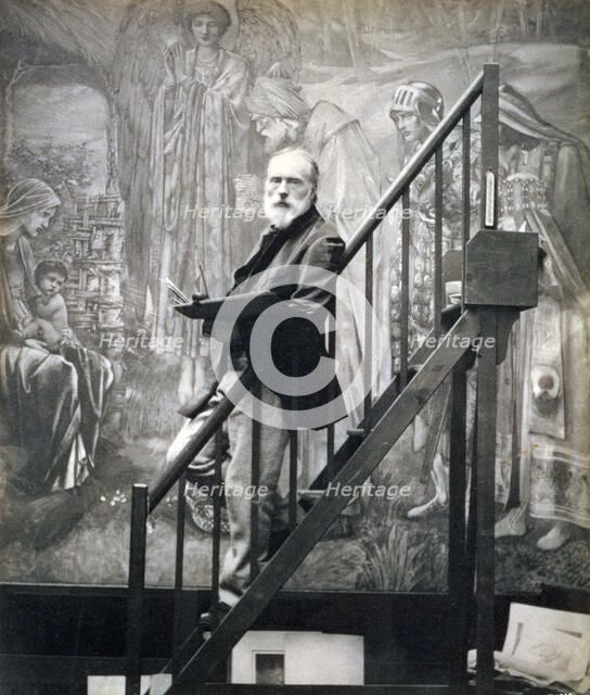 Sir Edward Burne-Jones, English artist, 1890. Creator: Barbara Leighton.