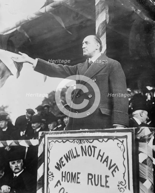 Sir Edward Carson, 1913. Creator: Bain News Service.