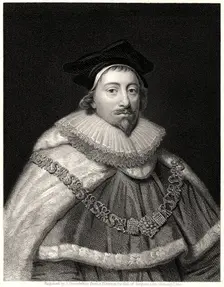 Sir Edward Coke, Recorder of London 19th century. Artist: J Posselwhite