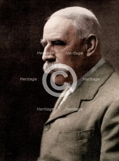 Sir Edward Elgar, (1857-1934), English composer, early 20th century.  Artist: Unknown.