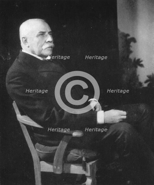 Sir Edward Elgar, (1857-1934), English composer, early 20th century. Artist: Unknown