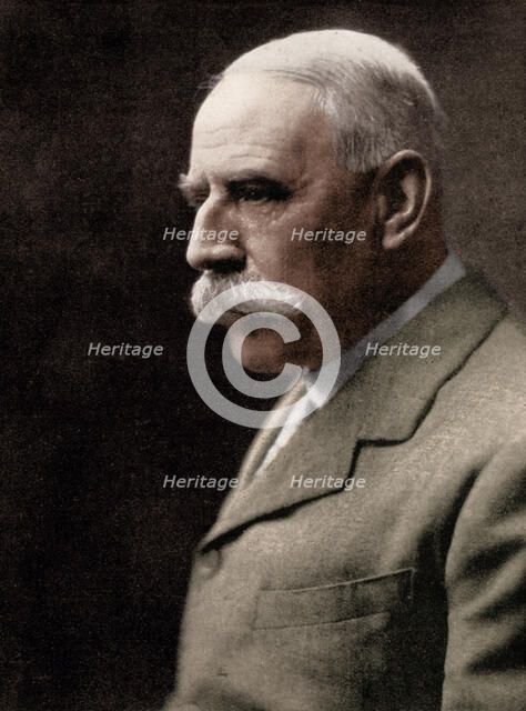 Sir Edward Elgar, (1857-1934), English composer, early 20th century.  Artist: Unknown.